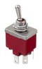 APEM CT41-021N022 Toggle Switch, IP67, On-None-Off, DPST, Non Illuminated, CT Series, Panel Mount, 15 A