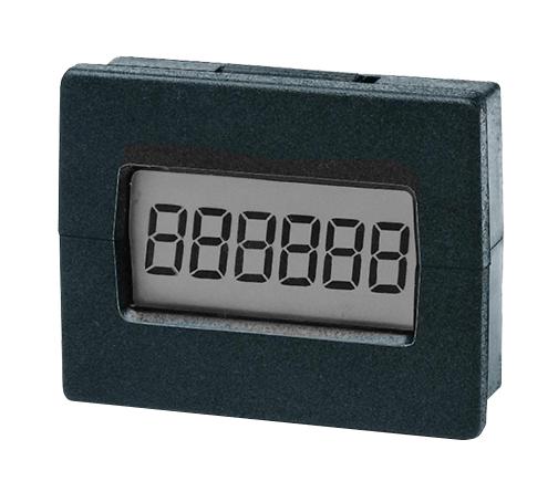 TRUMETER 7016 LCD Counter, Miniature, Self Powered, Remote Reset, 6 Digit, 6 mm H, 1.5 V, 18 Hz, 0 to 50 &deg;C