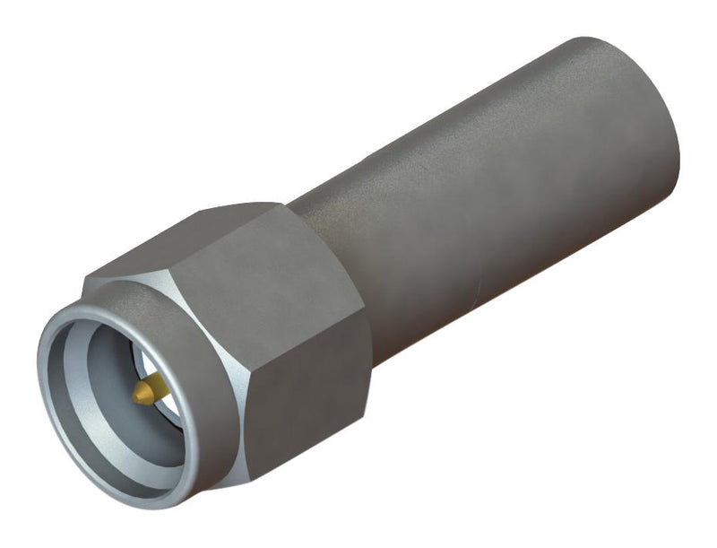 AMPHENOL SV MICROWAVE M39012/55-3128 RF COAX CONN, PLUG, SMA, 12.4GHZ, 50 OHM