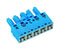 WAGO 770-1105 Pluggable Terminal Block, 10 mm, 5 Ways, 20AWG to 12AWG, 4 mm&sup2;, Push In, 25 A