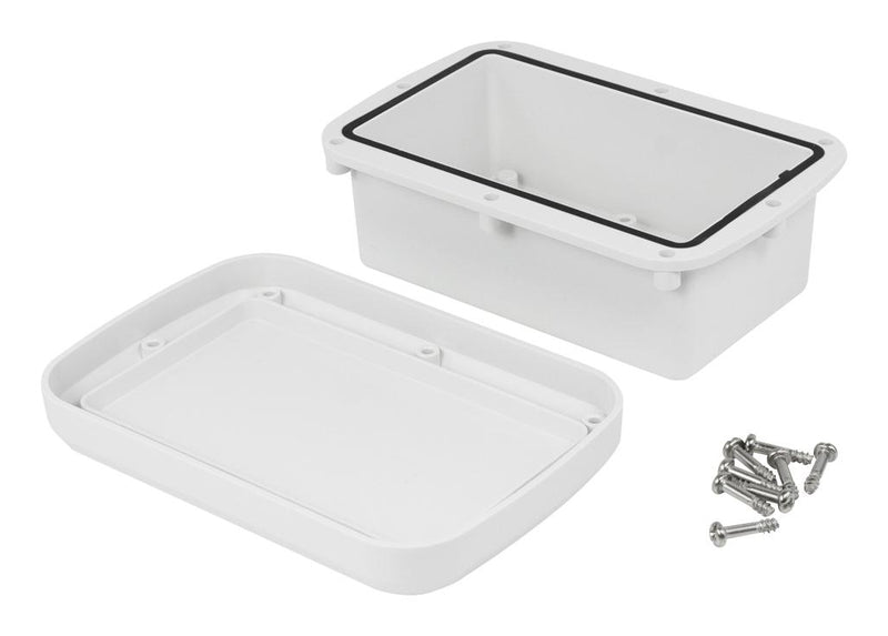 TAKACHI CHD7310WH Plastic Enclosure, Heavy Duty, Outdoor / Waterproof, ASA, 150 mm, 100 mm, 55 mm, IP68 WG10-15-6W