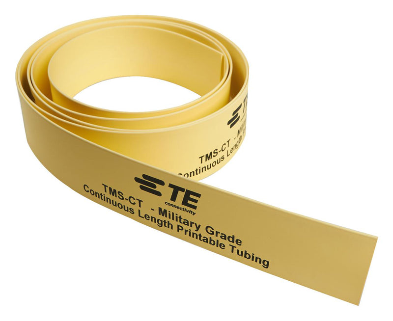 RAYCHEM - TE CONNECTIVITY EL7652-000 Heat Shrink Tubing, 2:1, 2 ", 50.8 mm, Yellow, 164 ft, 50 m