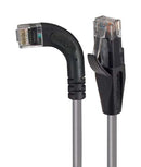 L-COM TRD815RA6GRY-15 Ethernet Cable, Cat5e, 90&deg; RJ45 Plug to RJ45 Plug, UTP (Unshielded Twisted Pair), Grey, 4.6 m
