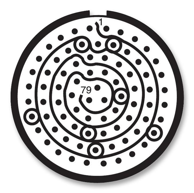 AMPHENOL AEROSPACE D38999/26MG35AN Circular Connector, MIL-DTL-38999 Series III, DS38999/26 Series, Straight Plug, 79 Contacts