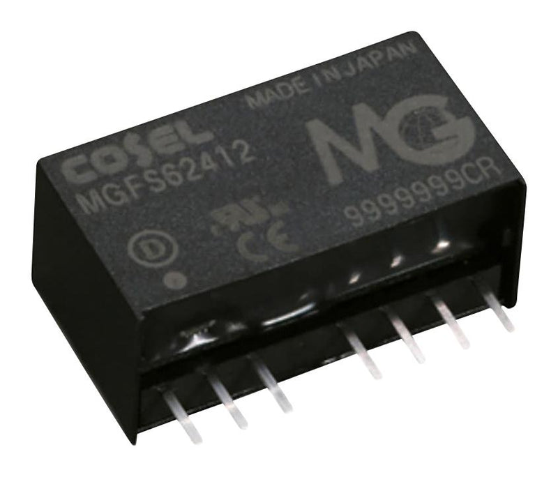 COSEL MGFS6243R3 Isolated Through Hole DC/DC Converter, ITE, SIP, 4:1, 5.28 W, 1 Output, 3.3 V