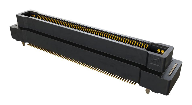 HARWIN F11-10012042R Mezzanine Connector, 4 Pwr Contact, Receptacle, 0.5 mm, 2 Rows, 124 Contacts