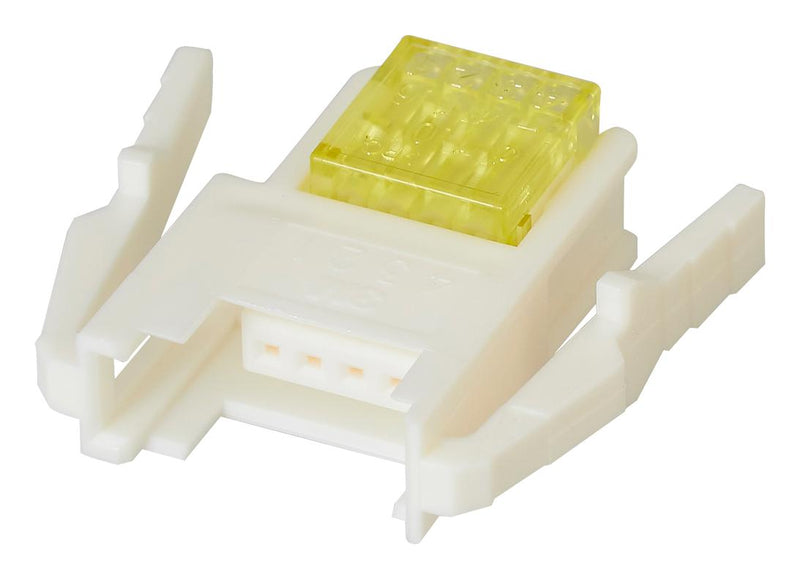 3M 37B04-D162-WP0 MB IDC Connector, 26-20 AWG, IDC Receptacle, Female, 2 mm, 1 Row, 4 Contacts, Cable Mount, Panel Mount