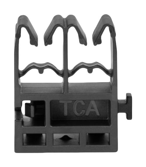 HELLERMANNTYTON 151-04088 Cable Tie Mount, w/ Pipe Tube Holder, Cable Tie, Black