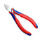 KNIPEX 77 82 130 Cutter, Round Head, 130 mm, Diagonal, 1.6 mm, 62 &deg;