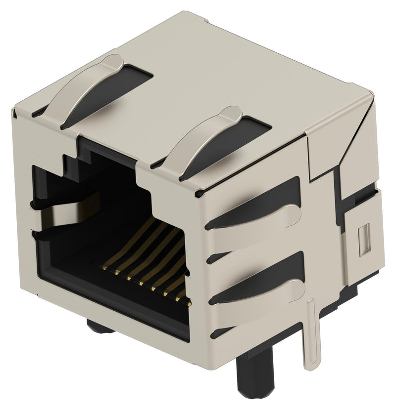TE CONNECTIVITY 2501550-2 Modular Connector, RJ45 Jack, 1 x 1 (Port), 8P8C, Cat5e, Through Hole Mount