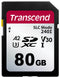 TRANSCEND TS80GSDC240I Flash Memory Card, 3D NAND, SD Card, UHS-1, Class 2, Class 30, V30, 80 GB, 3.6 V, -40 &deg;C, 85 &deg;C