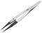 IDEAL-TEK 5UFCCFR.SA.1.IT 5UFCCFR.SA.1.IT Tweezer Replaceable Tip ESD Safe Straight Pointed 115 mm Stainless Steel Body New