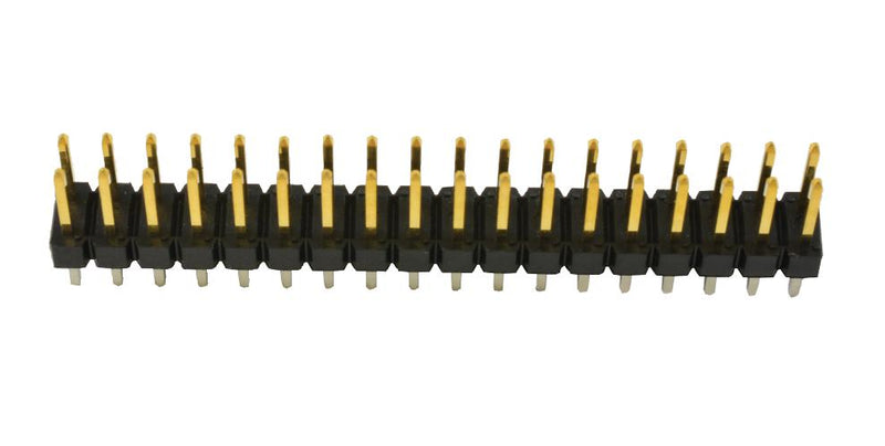AMPHENOL COMMUNICATIONS SOLUTIONS 20021111-00040T4LF Pin Header, Board-to-Board, 1.27 mm, 2 Rows, 40 Contacts, Through Hole Straight