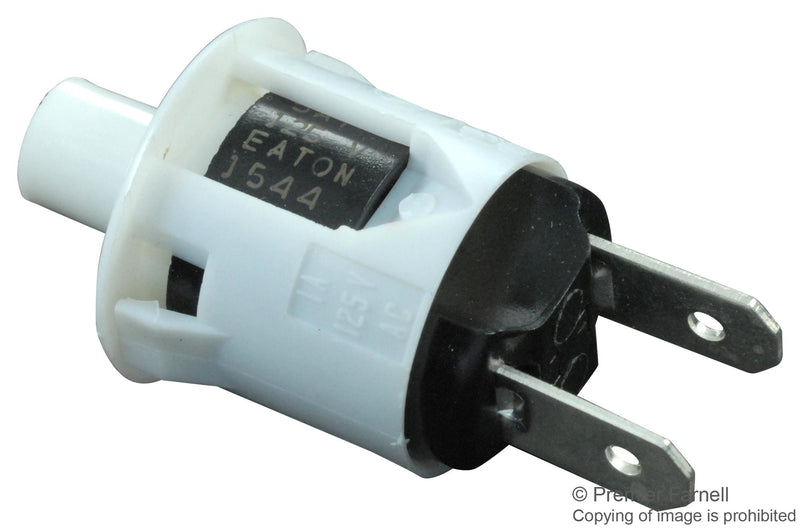 EATON 8424K1 PB SWITCH, SPST, 250VAC, QUICK CONNECT