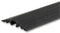 PRO POWER R07 1M BLK Cable Protector, 1 Channel, Rubber, Black, 1 m, 68 mm
