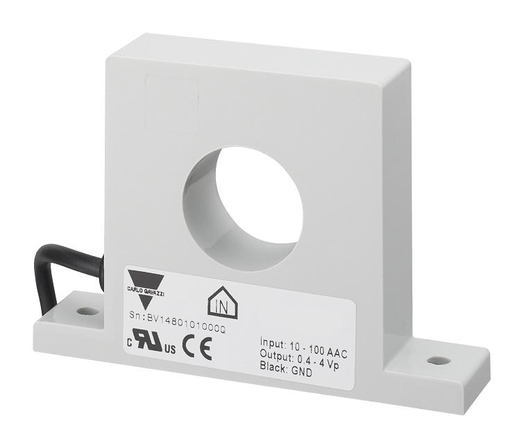 CARLO GAVAZZI MI20 Current Transformer, 1-Phase, 100 mW, 10.5 mm, 40Hz to 1kHz