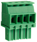 CAMDENBOSS CTBP92VD/4R Pluggable Terminal Block, Reversed, 3.5 mm, 4 Ways, Screw