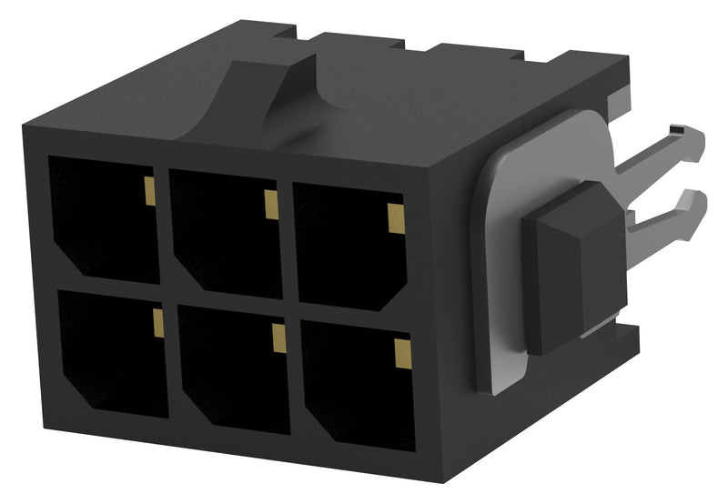 AMP - TE CONNECTIVITY 3-794681-6 Pin Header, Wire-to-Board, 3 mm, 2 Rows, 6 Contacts, Through Hole Straight, Micro MATE-N-LOK