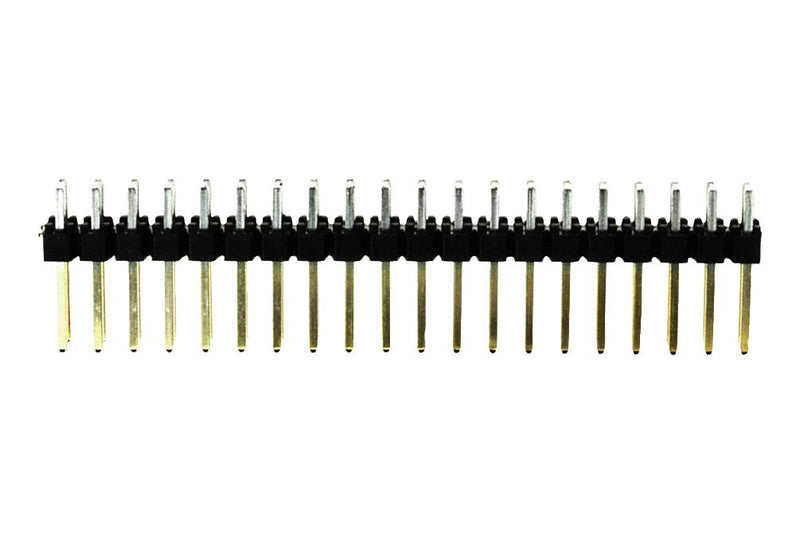 MOLEX 90131-0780 Pin Header, Wire-to-Board, 2.54 mm, 2 Rows, 40 Contacts, Through Hole Straight