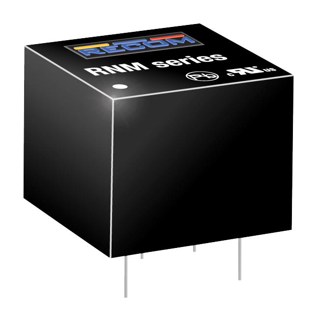 RECOM POWER RNM-0505S Isolated Through Hole DC/DC Converter, ITE, DIP, 1:1, 1 W, 1 Output, 5 V