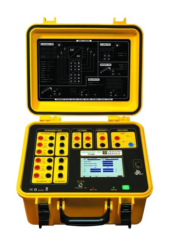 CHAUVIN ARNOUX FTV500 Multifunction Installation Tester, 999.9 V, 700 V, 0.25 Mohm, 199.9 Mohm