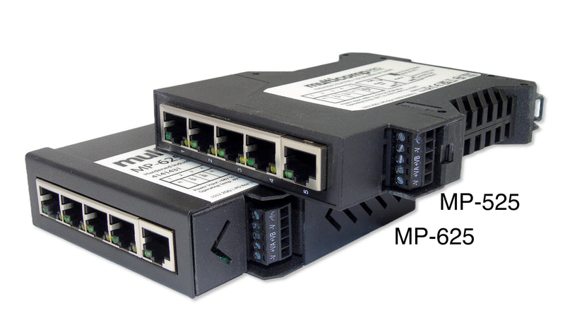 Multicomp PRO MP-625 MP-625 Switch 5 Ports Industrial Unmanaged PoE Fast Ethernet DIN Rail RJ45 x 10Mbps 100Mbps New