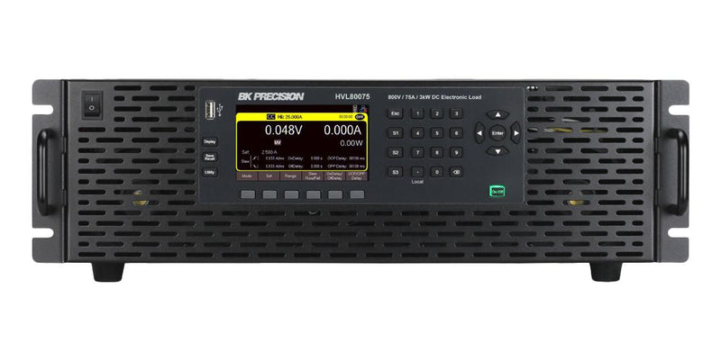 B&K PRECISION HVL80075 DC Electronic Load, HVL Series, 3 kW, Programmable, 0 V, 800 V, 75 A