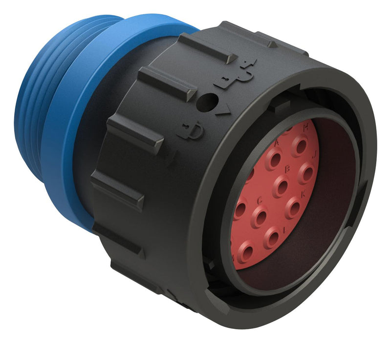 AMPHENOL SINE/TUCHEL AHDP06-24-16PR-STA 16 POSITION PLUG, PIN, SHELL SIZE 24, REDUCED DIAMETER SEAL (BLUE), SMALL THREAD ADAPTER 86AK2813
