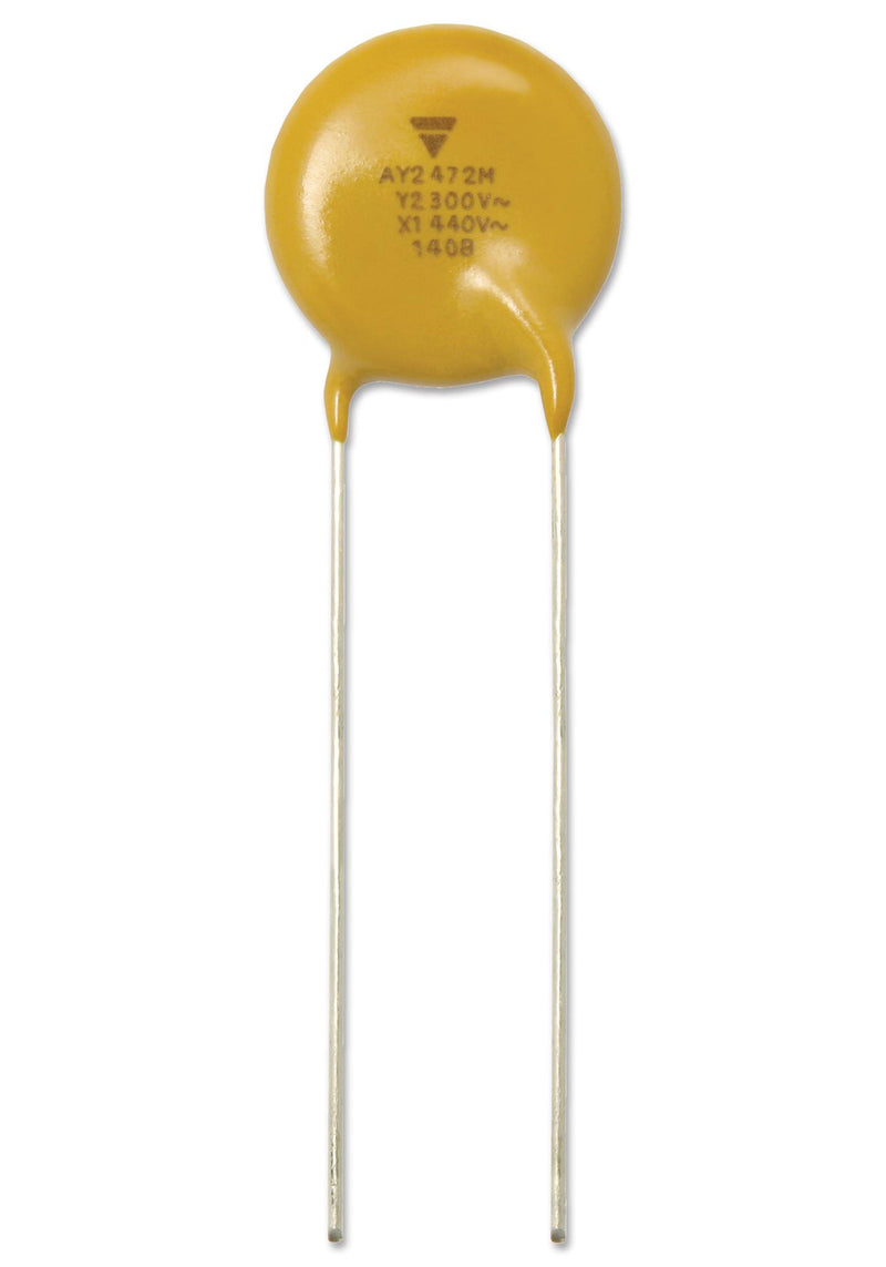 VISHAY AY2102M29Y5US63L0 Ceramic Suppression Capacitor, AEC-Q200, 1000 pF, &plusmn; 20%, X1 / Y2, 440 V, 300 V, Radial Leaded