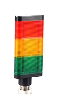 MALLORY JTC120-RYG-CD STACK LIGHT, GREEN/RED/YELLOW, 120VAC