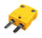 LABFACILITY AM-K-M (PACK OF 10) Thermocouple Connector, Plug, Miniature, Type K, Yellow, ANSI, Pack of 10 XF-2846-FAR