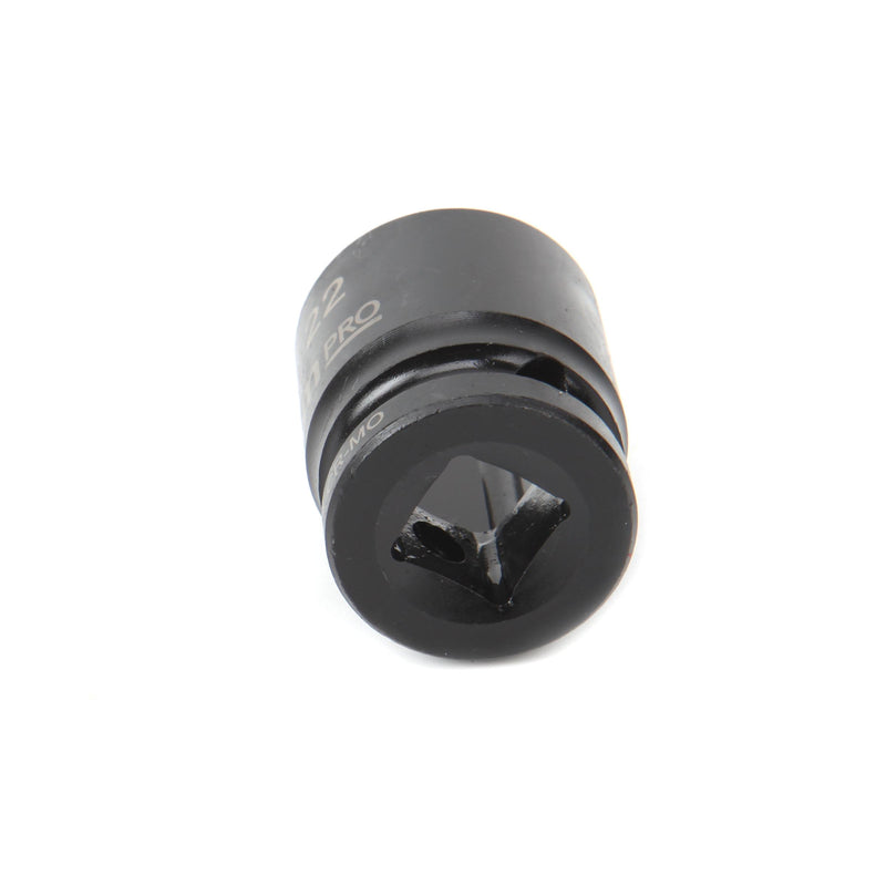 MULTICOMP PRO MP12-CRMO22 Socket, Hex, 22 mm x 38 mm, 1/2" Drive Size, Chromium Molybdenum Steel, DIN3121, Auto Repair