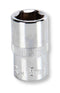 MULTICOMP PRO MP12-CRV15 Socket, Hex, 15mm, 1/2" Drive Size, Chrome Vanadium, DIN3120