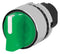 EAO 46-2W28.3CM0.001 Switch Actuator, 2 Position, 30mm, Green, EAO 46 Series 22.3mm Illuminated Selector Switches, IP65