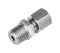 LABFACILITY XF-1487-FAR Compression Fitting, Stainless Steel, 1/4" BSPT x 4 mm