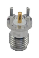 MUELLER ELECTRIC BU-1420701236 RF / Coaxial Connector, SMA Coaxial, Straight Jack, Board Edge / End Launch, 50 ohm, Brass