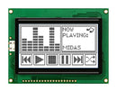 MIDAS DISPLAYS MC128064A6W-FPTLW-V3 Graphic LCD, 128 x 64 Pixels, Black on White, 5V, Parallel, Transflective