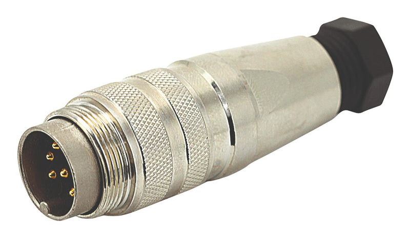 AMPHENOL SINE/TUCHEL C09131H0082002 Circular Connector, C091D Series, Cable Mount Plug, 8 Contacts, Solder Pin, Threaded