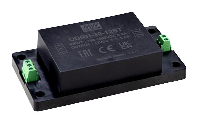 MEAN WELL DDRH-30-48ST Isolated Chassis Mount DC/DC Converter, Screw Terminal, ITE & Industrial, Module, 10:1, 30 W