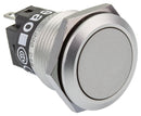 EAO 82-5551.2000 Vandal Resistant Switch, 82 Series, 19 mm, SPDT, Maintained, Round Flat Flush, Natural