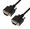 L-COM CSMNB9MM-5 Computer Cable, D Subminiature Plug, 9 Way, D Subminiature Plug, 9 Way, 5 ft, 1.52 m, Black