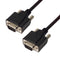 L-COM CSMNB9MM-5 Computer Cable, D Subminiature Plug, 9 Way, D Subminiature Plug, 9 Way, 5 ft, 1.52 m, Black