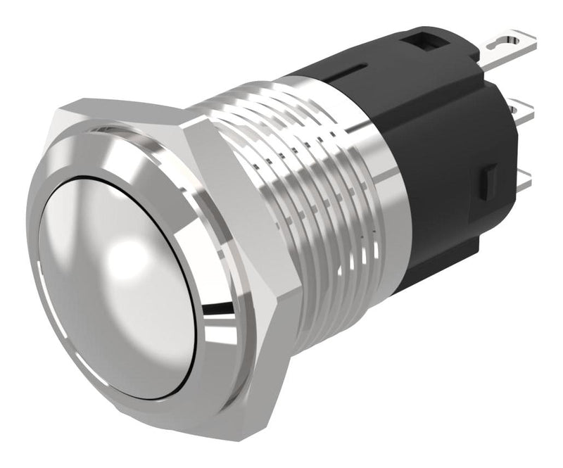 EAO 82-4571.1000 Vandal Resistant Switch, Series 82, 16 mm, SPDT, Momentary, Round