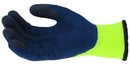 UCI G/KOOLGRIP/YE/10 Thermal Gloves, PET (Polyester), Knit Wrist, Blue, Yellow, KoolGrip Series, XL