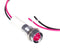 CML INNOVATIVE TECHNOLOGIES 19050353WEC LED Panel Mount Indicator, Recessed, Red, 24 VDC, 8 mm, 20 mA, 80 mcd, IP67