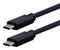 ROLINE 11.02.9077 USB Cable, Type C Plug to Type C Plug, 1.5 m, 4.9 ft, USB 3.2, Black, E-Marked Cable
