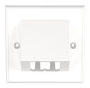 Panduit CFPUKS2BAWY CFPUKS2BAWY Faceplate Sloped Mini-Com Modules 2 ABS (Acrylonitrile Butadiene Styrene) Body