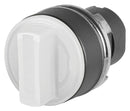 EAO 46-2W28.1CN0.001 Switch Actuator, 2 Position, 30mm, White, EAO 46 Series 22.3mm Illuminated Selector Switches, IP65