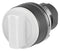 EAO 46-2W28.1CN0.001 Switch Actuator, 2 Position, 30mm, White, EAO 46 Series 22.3mm Illuminated Selector Switches, IP65