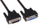 L-COM CSMUZ15MF-10 Computer Cable, D Subminiature Plug, 15 Way, D Subminiature Socket, 15 Way, 10 ft, 3.05 m, Black